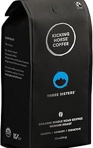 Kicking Horse Coffee, Three Sisters, Medium Roast, Whole Bean, 10 oz