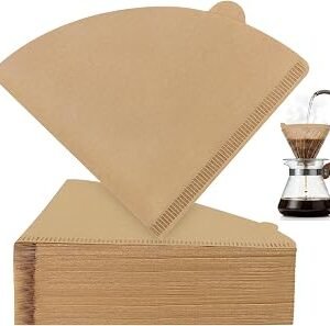 200Pcs Cone Coffee Filters #2, Unbleached Size 02 Coffee Filter